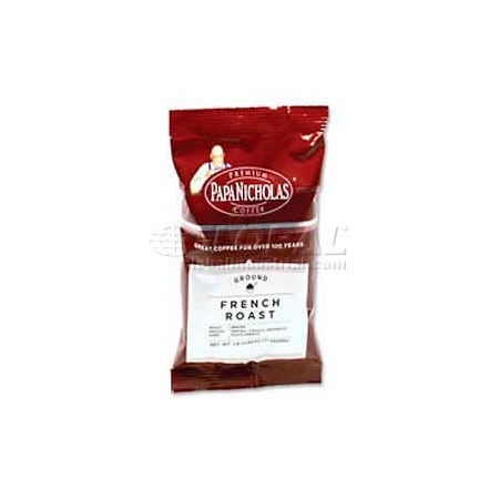 Papanicholas Coffee PapaNicholas Premium French Roast Coffee, Regular, Arabica Bean, 2.5 oz., 18/Carton PCO25183